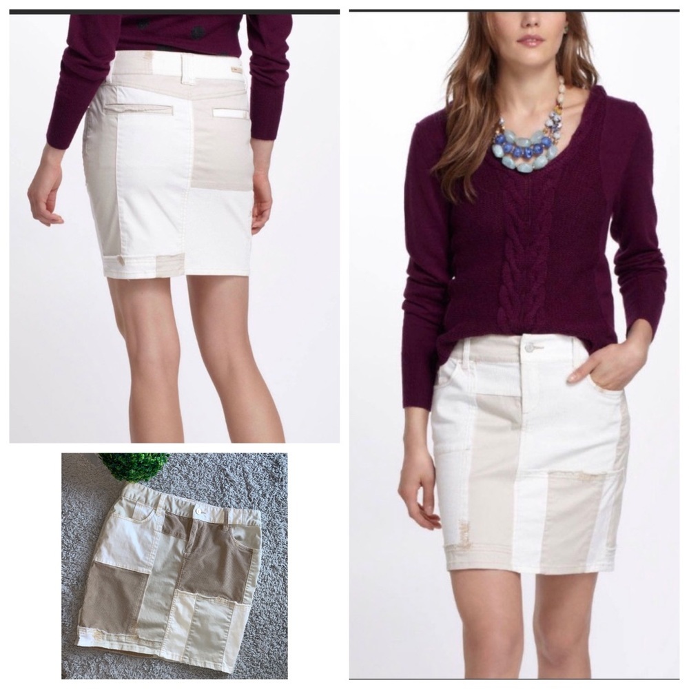 Pilcro and the Letterpress Patchwork Skirt